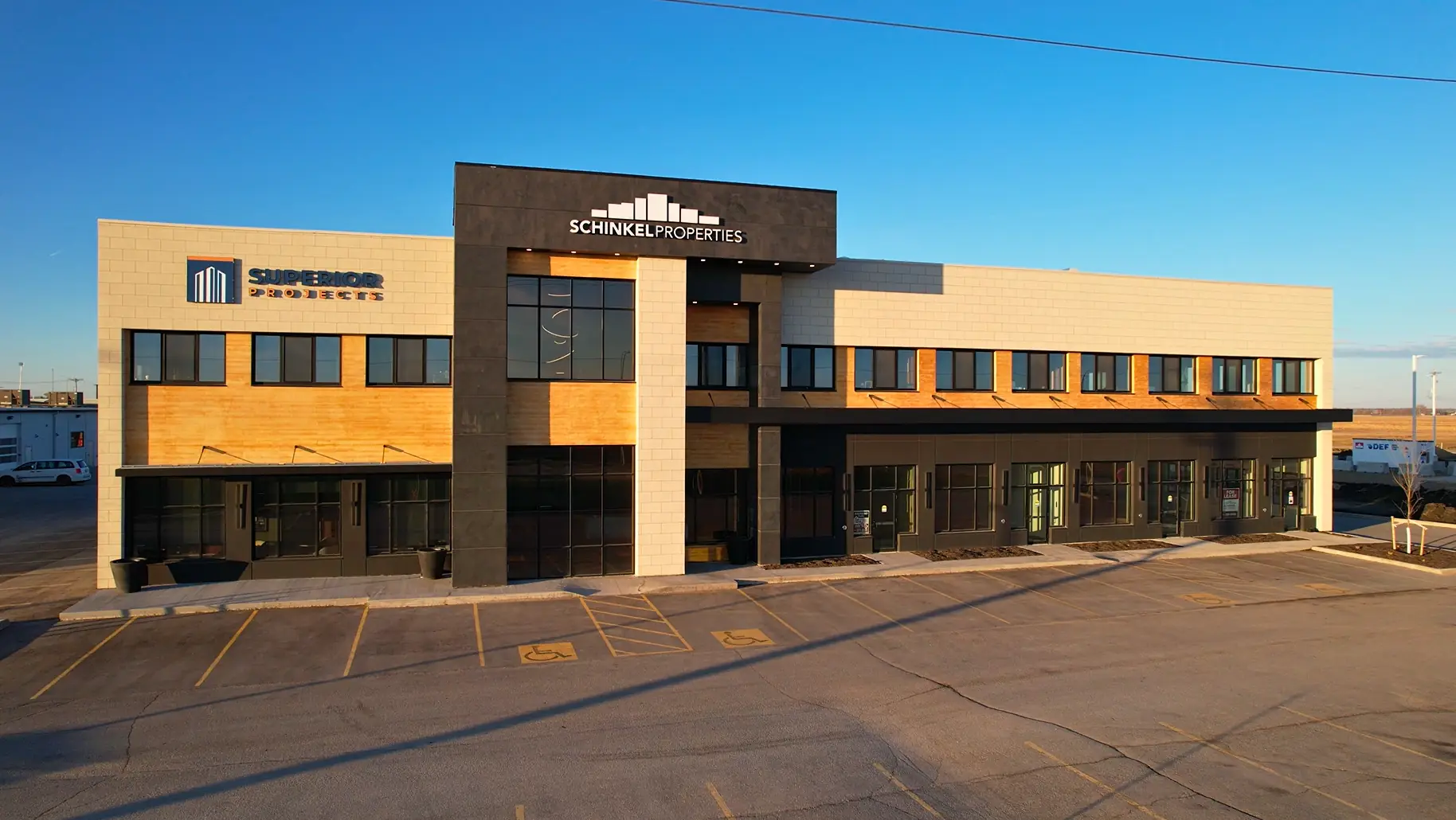 Commercial office building with EIFS exterior by IN-EX Plastering and Stucco